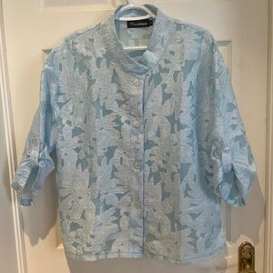 CREATION sheer blouse